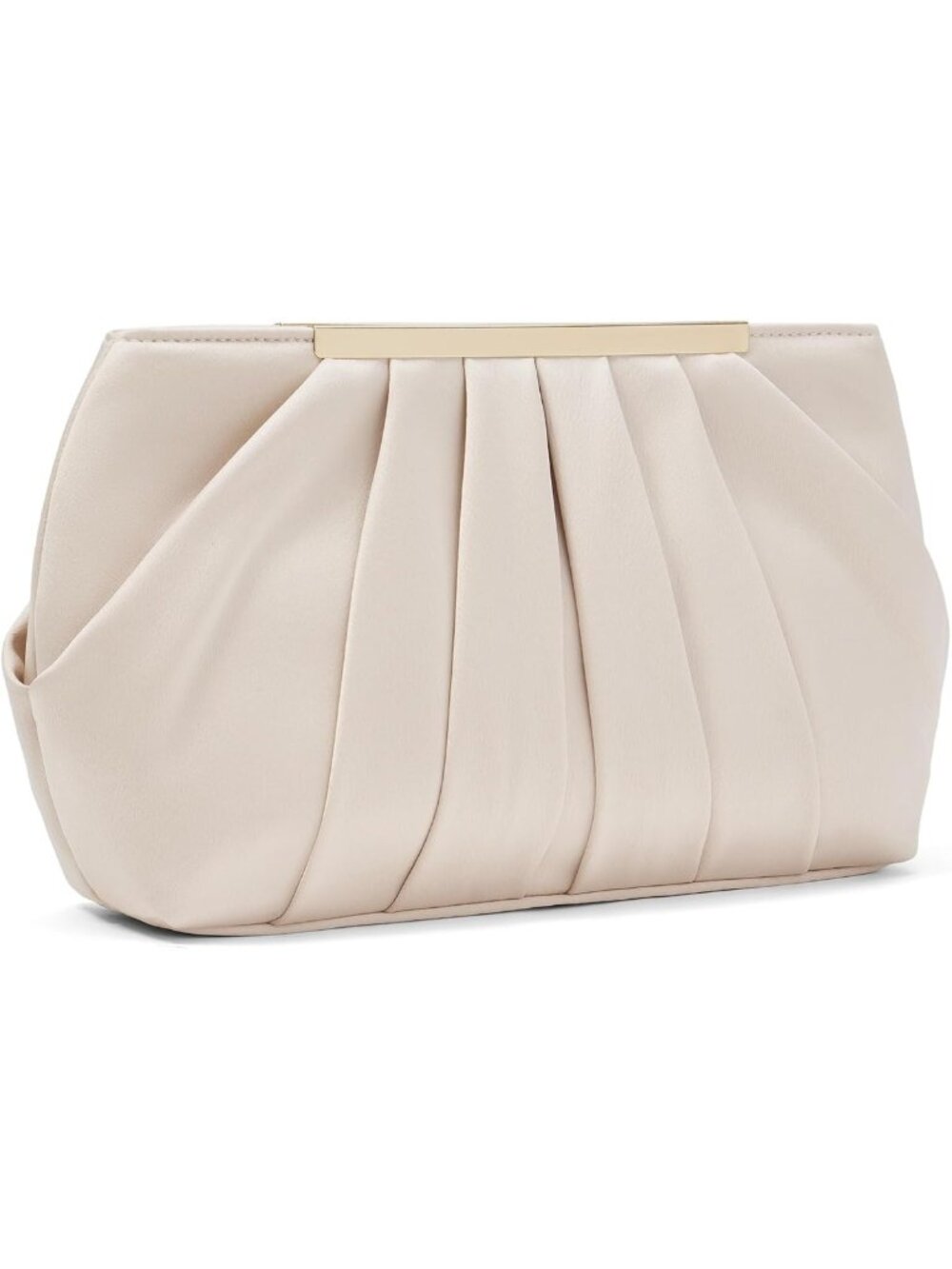 Elegant Satin Evening Clutch Purse for Women | Pleated Formal Handbag
